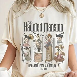 Haunted Mansion Mickey and Friends Halloween T-Shirt